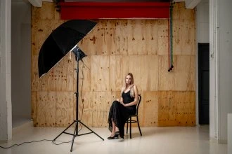 Apšvietimo Įranga - Newell 140 cm Softbox Skėtis, Sidabrinis Atspindintis Vidus