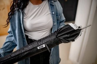 Apšvietimo Įranga - Newell 140 cm Softbox Skėtis, Sidabrinis Atspindintis Vidus