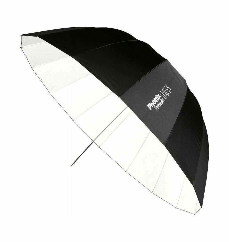 Apšvietimo įranga - Phottix Premio Parasol 165cm Diffuser Baltas