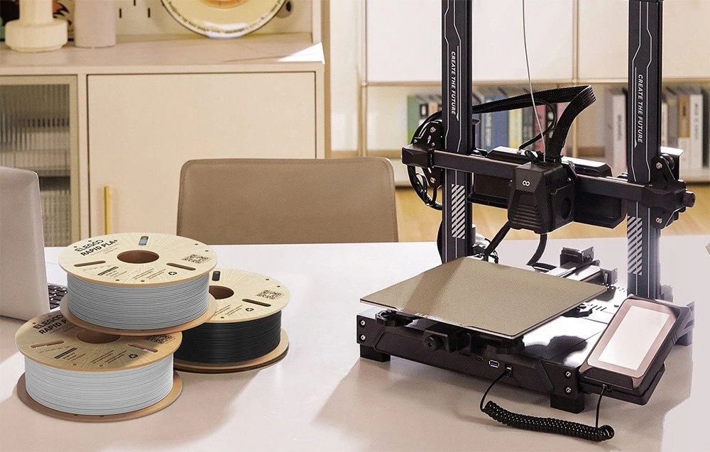 ELEGOO Rapid PLA+ Filament juodos spalvos