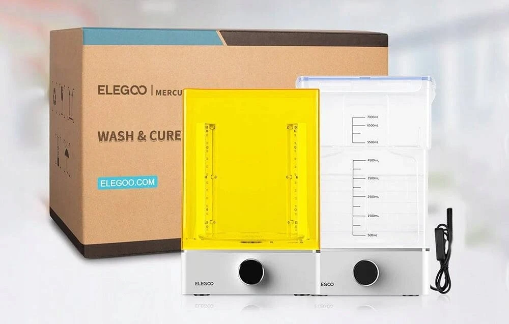 Phrozen 3D spaudinių plovimo ir kietinimo rinkinys ELEGOO Mercury XS