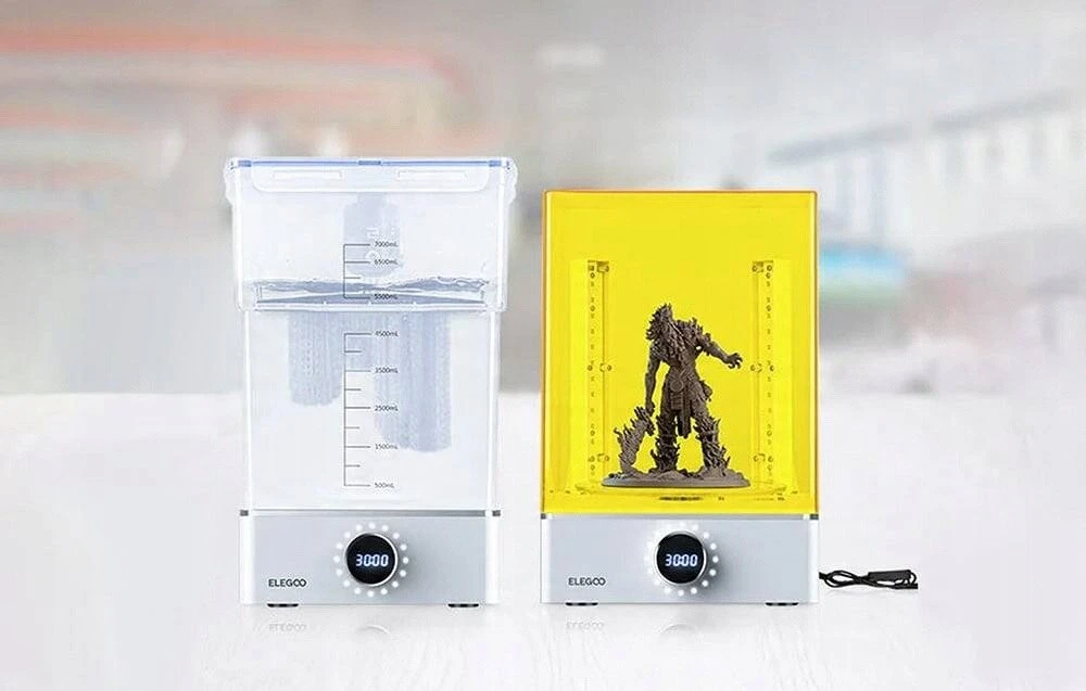 Phrozen 3D spaudinių plovimo ir kietinimo rinkinys ELEGOO Mercury XS