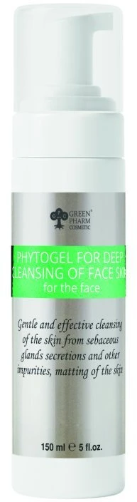 Physiogel Žalias Pharm Cosmetic Fitogelis giliam veido odos valymui 150 ml