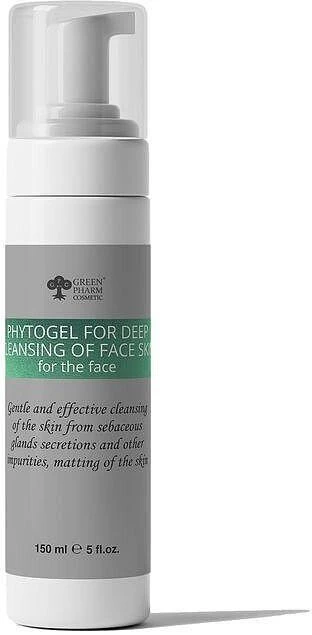 Physiogel Žalias Pharm Cosmetic Fitogelis giliam veido odos valymui 150 ml