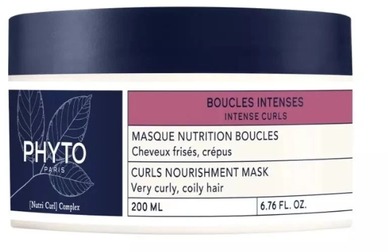 Phyto Intense Curls maitinamoji garbanų kaukė, 200 ml