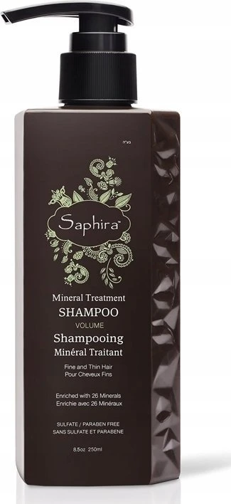Saphira Mineral Treatment Volume Šampūnas apimties suteikiantis šampūnas plaukams, 250 ml
