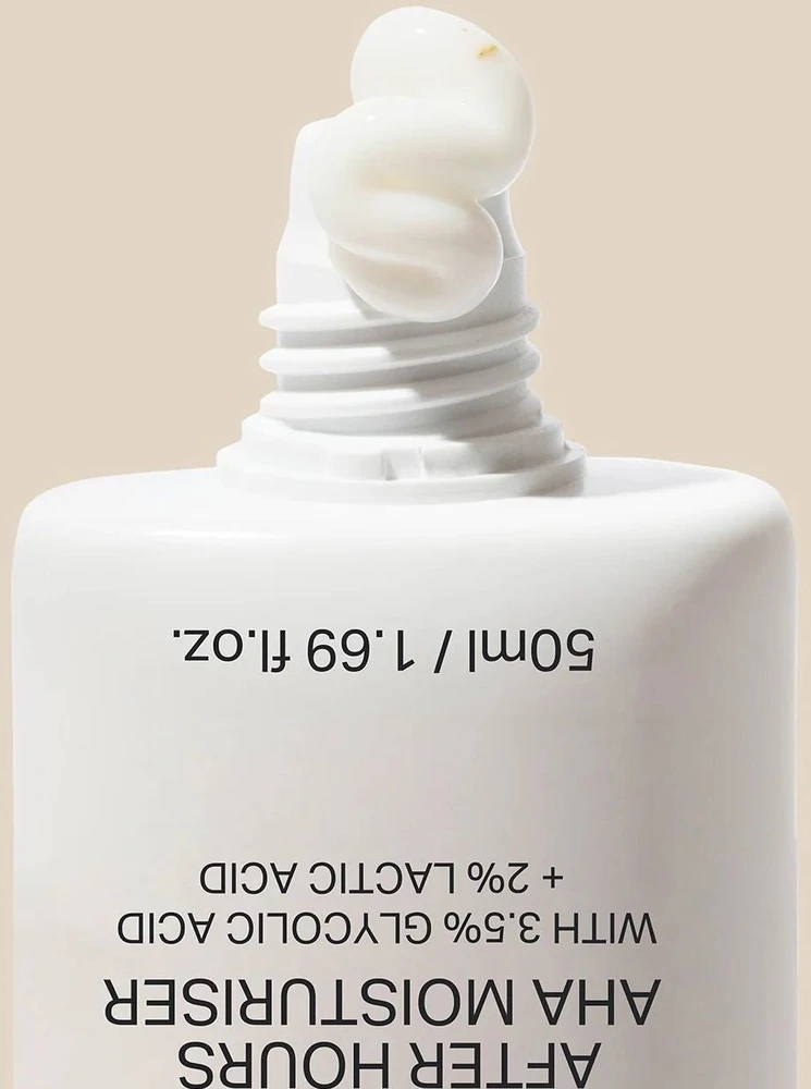 Alpha-H After Hours šveičiamasis ir drėkinamasis vakarinis kremas veidui, kaklui ir dekoltė sričiai, 50 ml