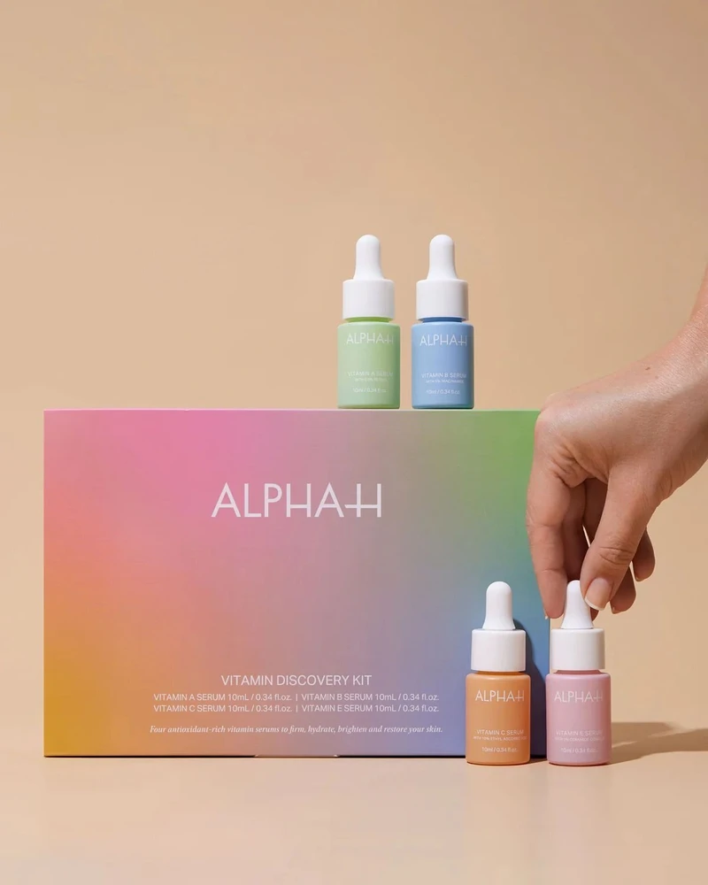 Alpha-H Vitamin veido serumų rinkinys, 4x10 ml