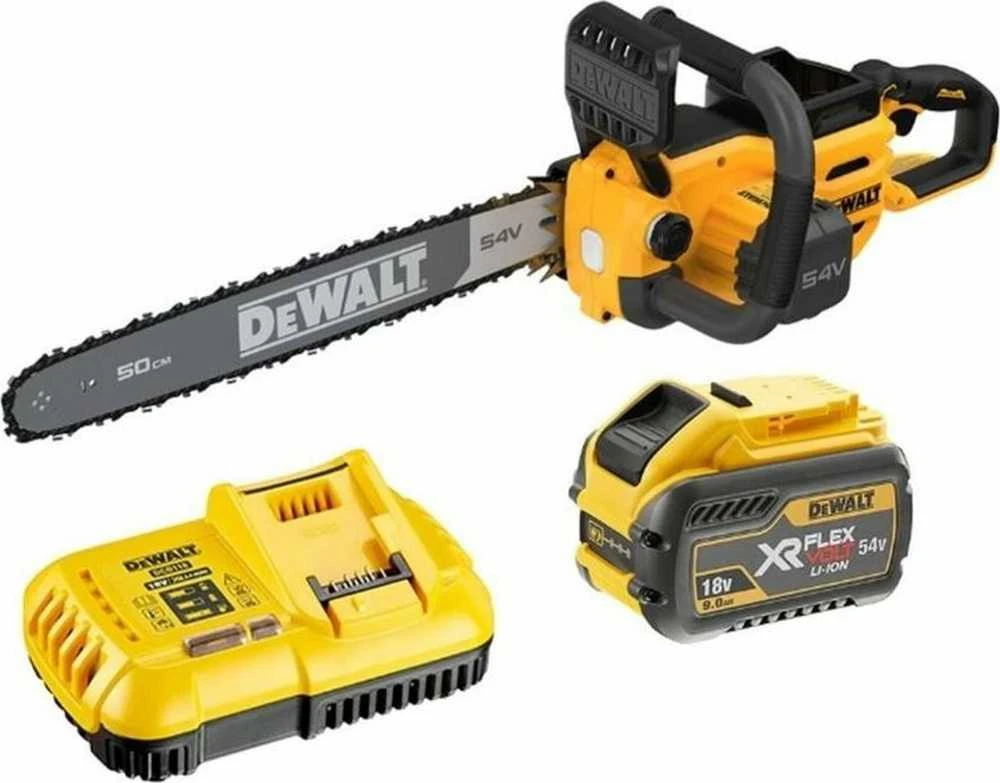 Grandininis pjūklas DeWalt DCMCS575X1-QW; 54 V; 1x9,0 Ah; 50 cm juosta