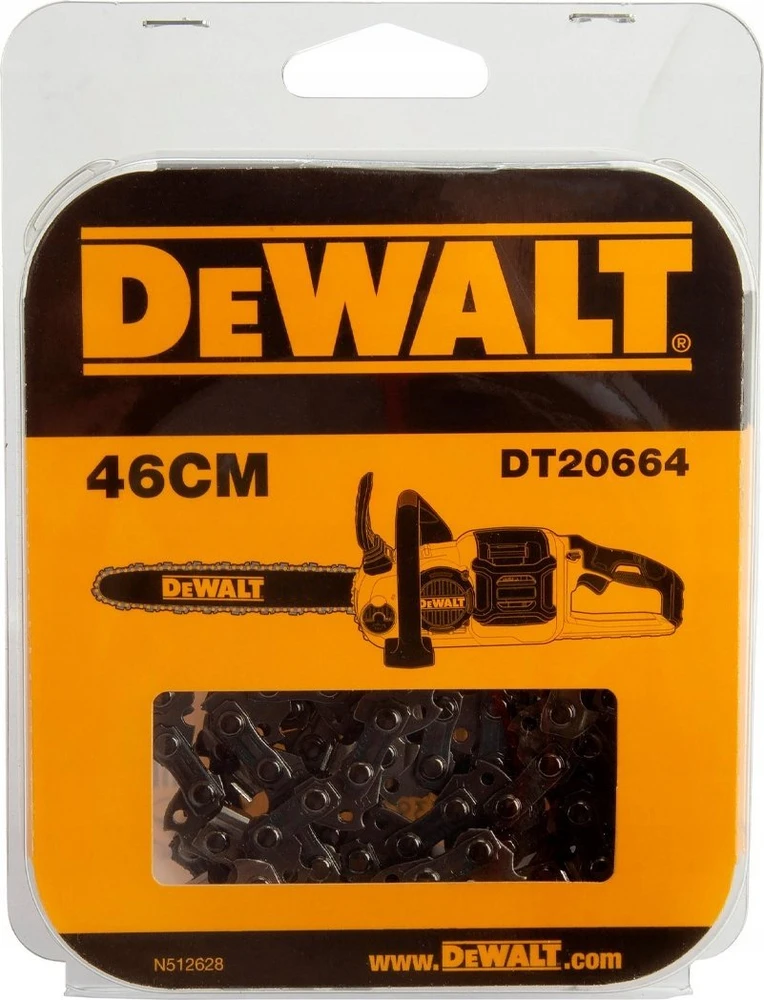 Pjūklo grandinė DeWalt DT20664-QZ; 18''; 46 cm; 3/8''; 62; 1,3 mm