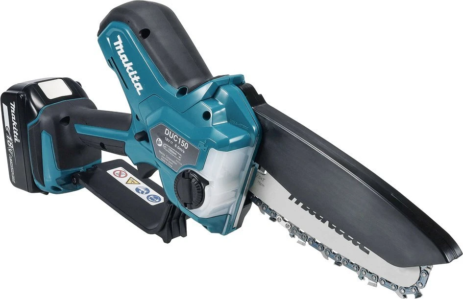 Akumuliatorinis šakų genėtuvas MAKITA DUC150Z, 18V, 150mm, be akumuliatoriaus ir kroviklio