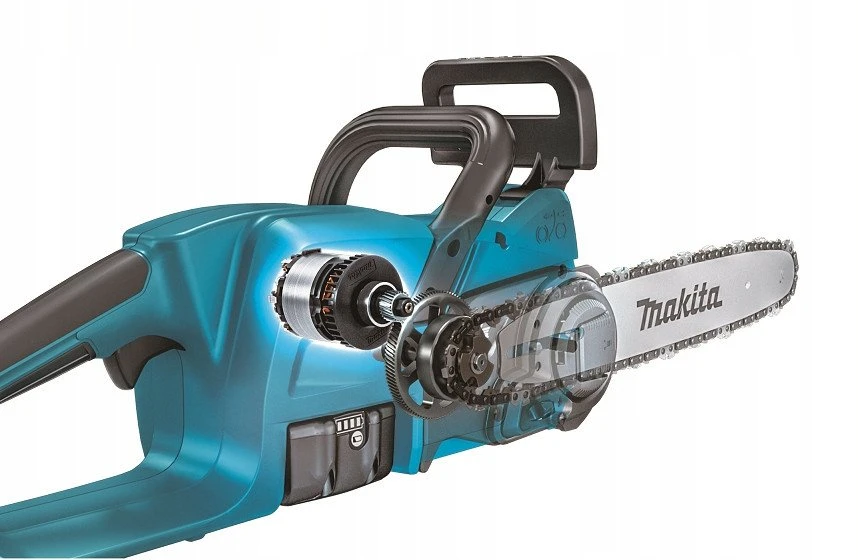 Grandininis pjūklas Makita DUC407ZX3; 18 V; 40 cm be akumuliatoriaus ir kroviklio