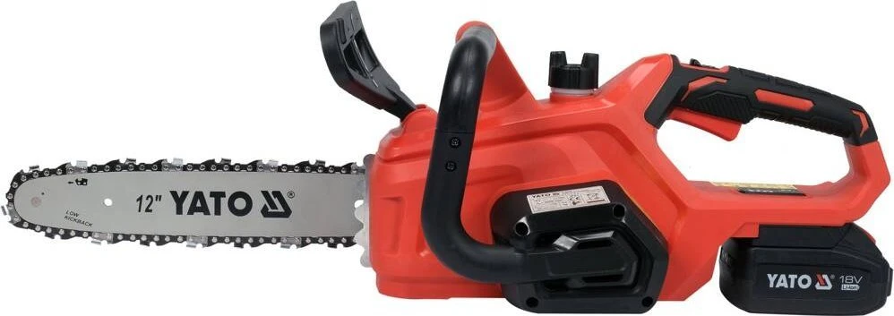 Grandininis pjūklas Pjūklas grandininis akumuliatorinis 12" 18V + 4Ah akumuliatorius + pakrovėjas Yato