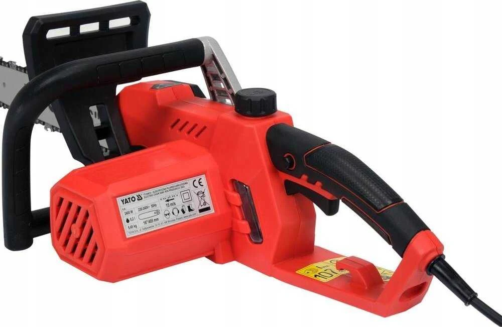 Toya Sa Poland Elektrinis grandininis pjūklas 40cm, 2400W, skirtas naudoti namuose ir sode, elektrinis grandininis pjūklas, sodo grandininis pjūklas