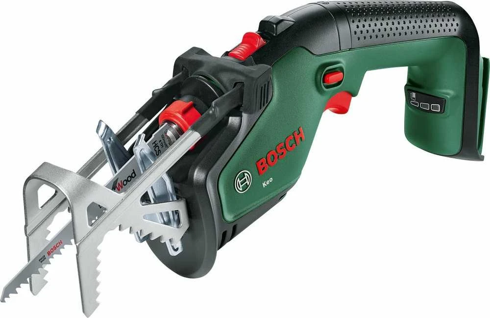 Bosch genėjimo pjūklas KEO 18 LI be akumuliatoriaus ir kroviklio