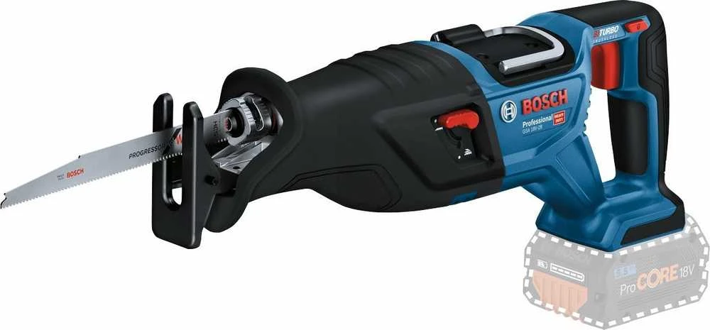 Akumuliatorinis tiesinis pjūklas Bosch GSA 185-LI Professional; 18 V (be akumuliatoriaus ir pakrovėjo)