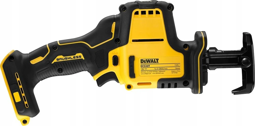 Akumuliatorinis tiesinis pjūklas DeWalt DCS369P2-QW; 2x5,0 Ah akum.