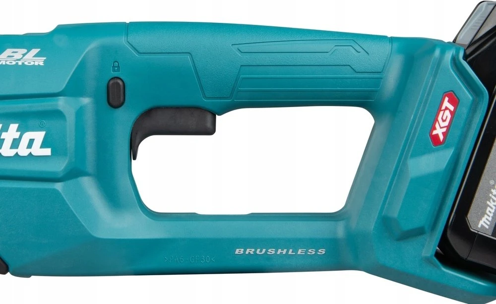 Makita JR003GZ Reciprocating saw XGT, 26mm pjūklelio eiga; su grandininu kreipiamuoju laikikliu; bešepetėlinis variklis, "Z" versija - komplektuojamas be akumuliatoriaus ir kroviklio