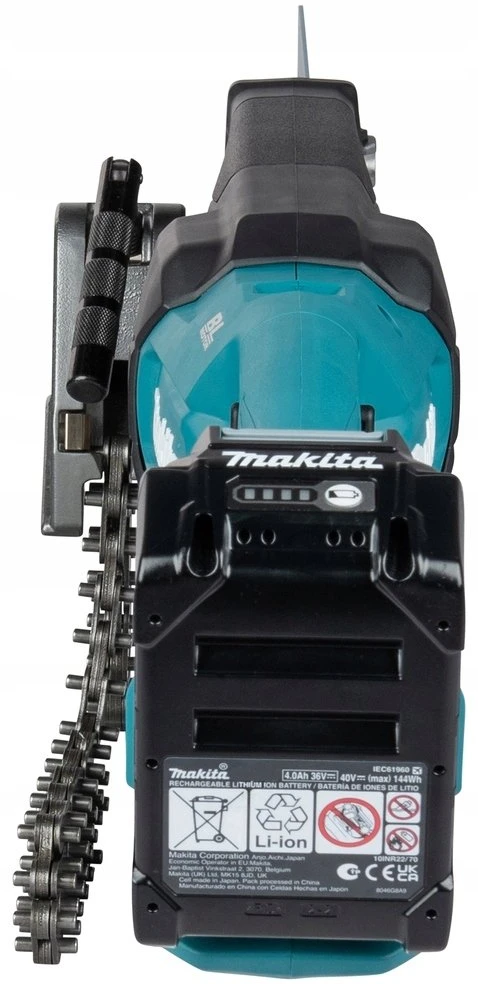 Makita JR003GZ Reciprocating saw XGT, 26mm pjūklelio eiga; su grandininu kreipiamuoju laikikliu; bešepetėlinis variklis, "Z" versija - komplektuojamas be akumuliatoriaus ir kroviklio