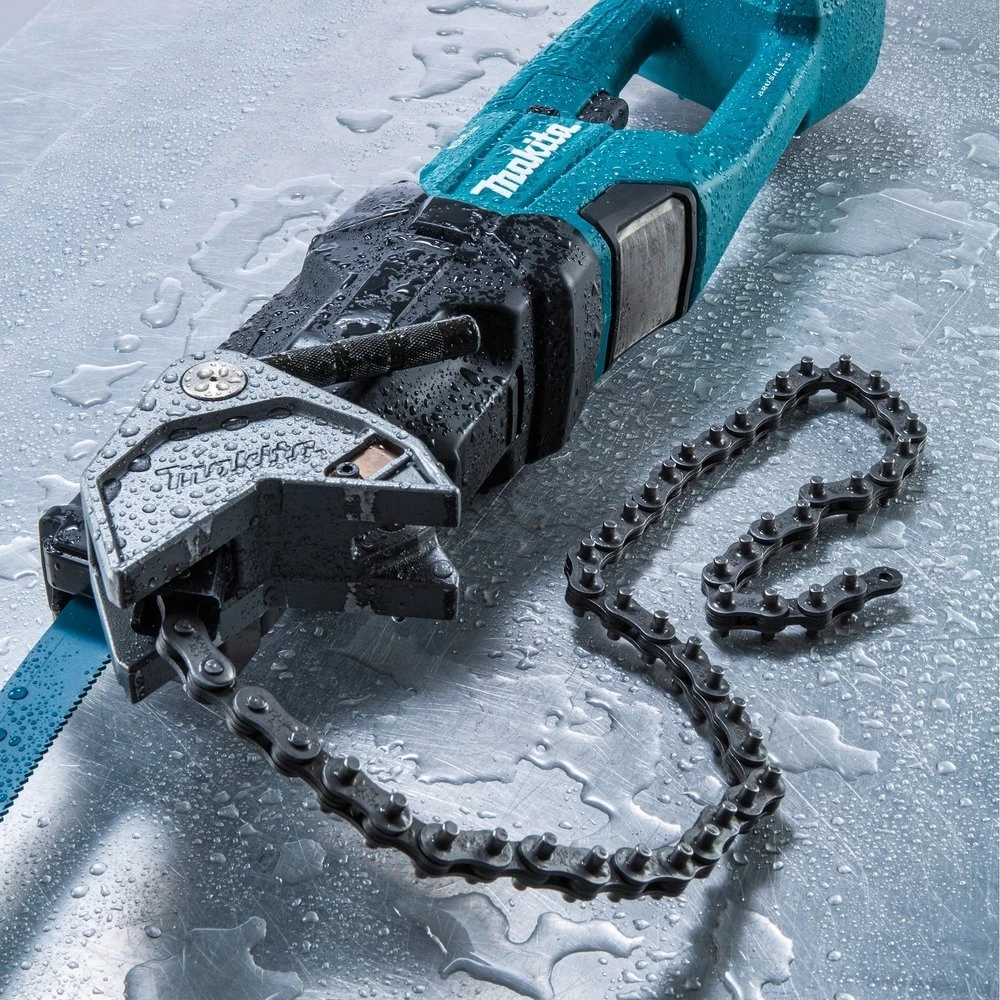 Makita JR003GZ Reciprocating saw XGT, 26mm pjūklelio eiga; su grandininu kreipiamuoju laikikliu; bešepetėlinis variklis, "Z" versija - komplektuojamas be akumuliatoriaus ir kroviklio