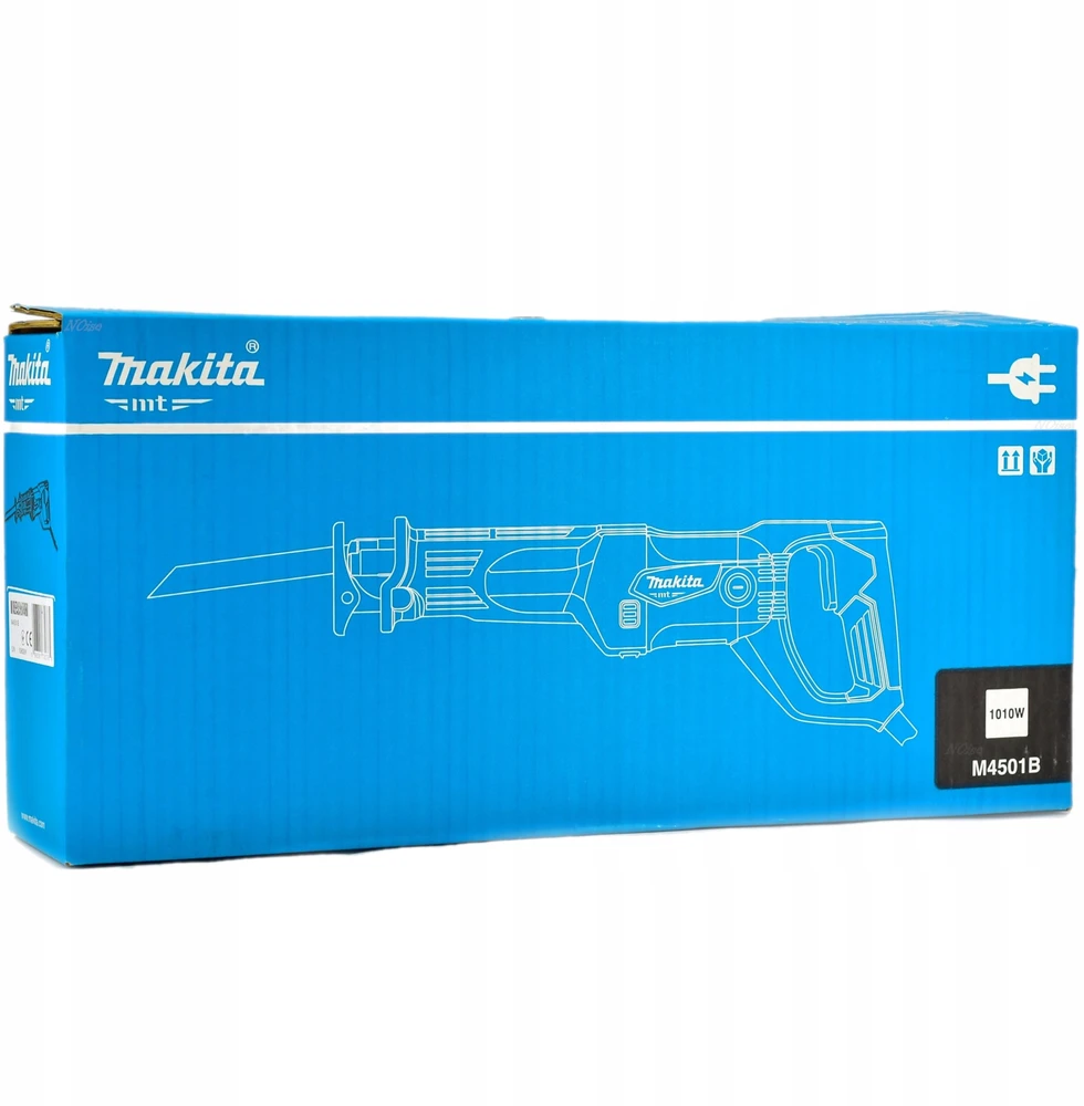 Makita M4501B tiesinio pjūklo gamyklinė pakuotė