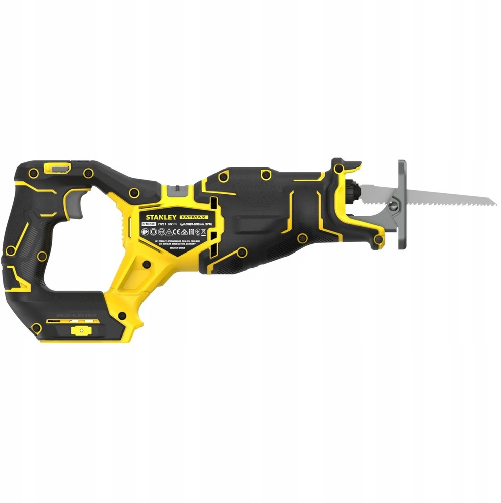 Stanley Fatmax SFMCS311B tiesinis pjūklas 18 V juodas, geltonas