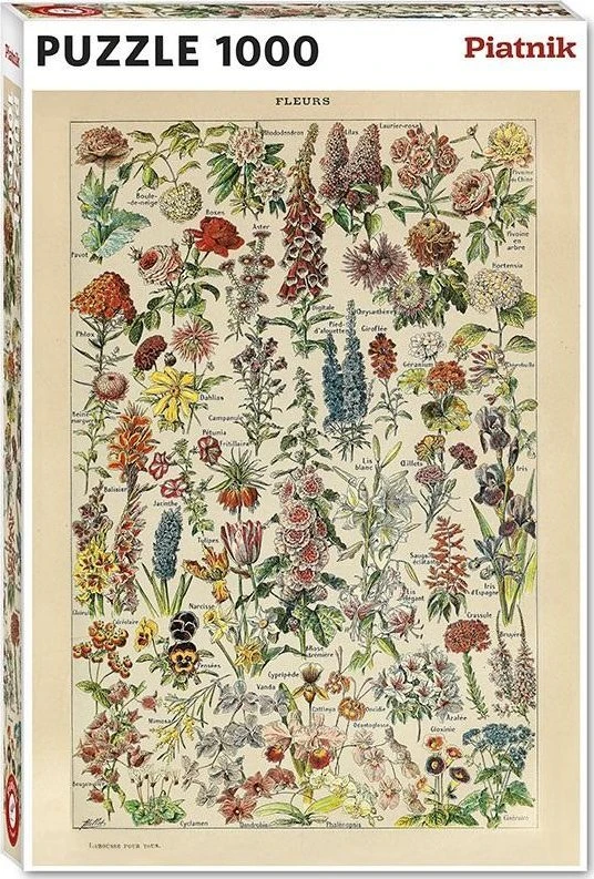 Dėlionė Piatnik Puzzle 1000 – Millot, PIATNIK Gėlės