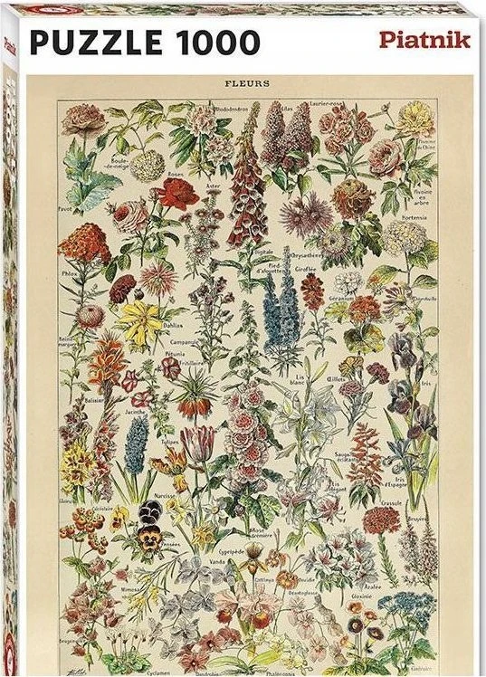 Dėlionė Piatnik Puzzle 1000 – Millot, PIATNIK Gėlės