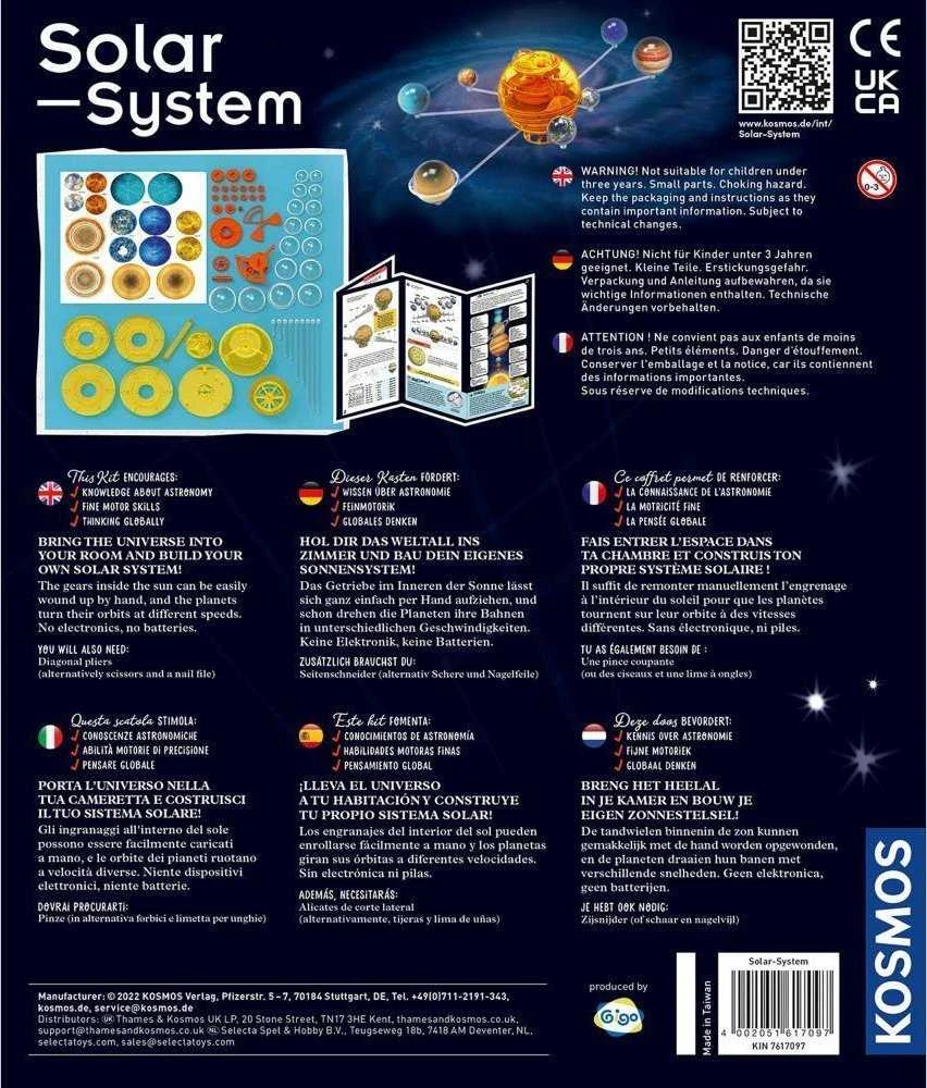 Piatnik Kosmos Lavinamasis rinkinys SONNENSYSTEM 8-12