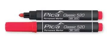 PICA MARKER CLASSIC 520 Raudonas OKRĄGŁY