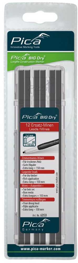 Pica Marker Pica BIG DRY užpildai Carpenter 2H - SB