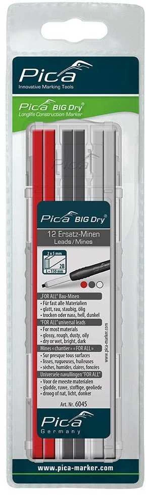 Pica-Marker Pica BIG DRY papildymai visiems Raudona/Grafitas/Baltas - SB