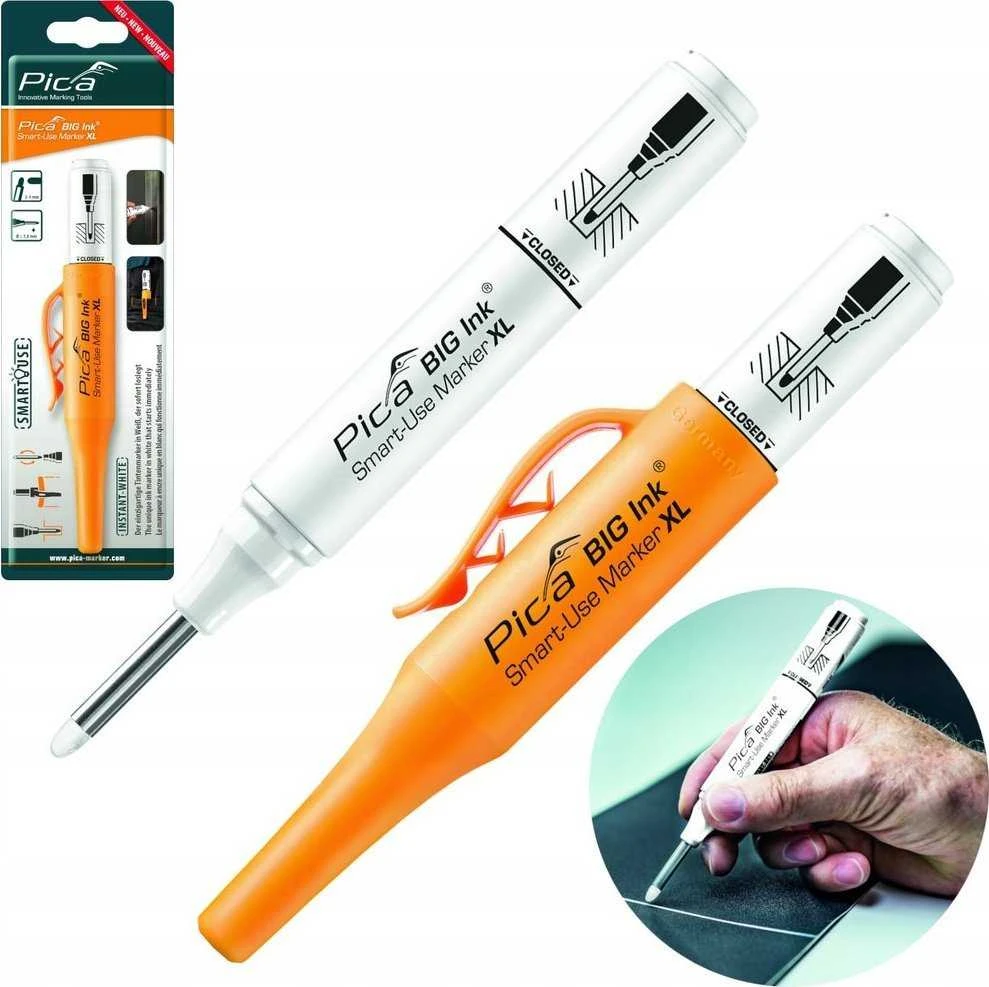 Pica-Marker Pica BIG INK Smart-Use-Marker baltas