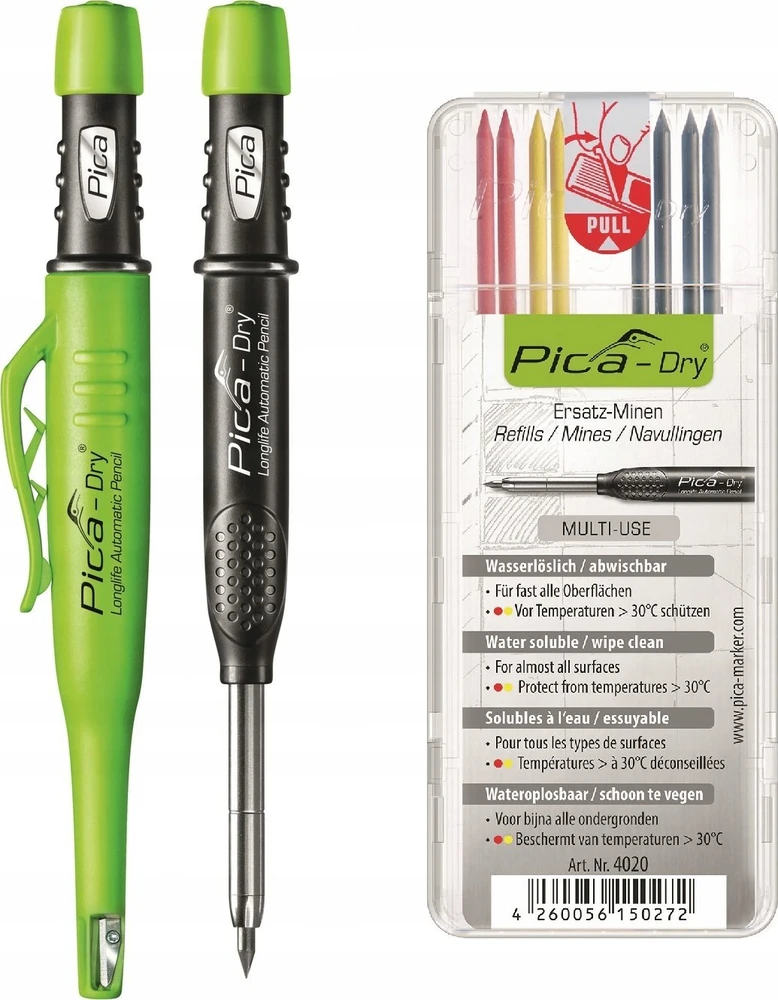 Pica-Marker Pica DRY rinkinys su 1 žymekliu + 1 papildymu Nr. 4020