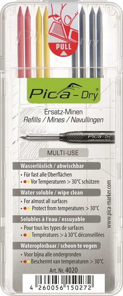 Pica-Marker Pica DRY rinkinys su 1 žymekliu + 1 papildymu Nr. 4020
