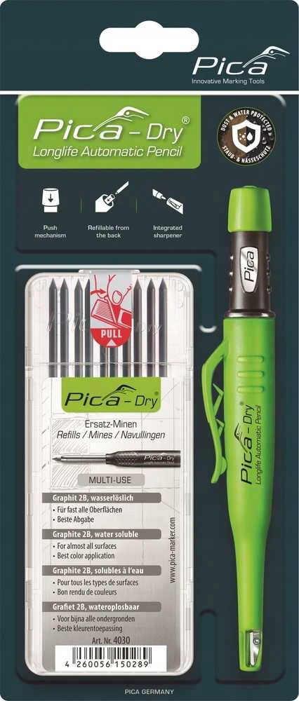 Pica Marker Žymeklio ir nespalvotų grafitinių šerdžių komplektas PICA