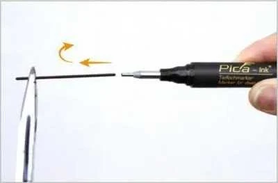 Pica Marker Pica INK Deep Hole Marker raudonas SB