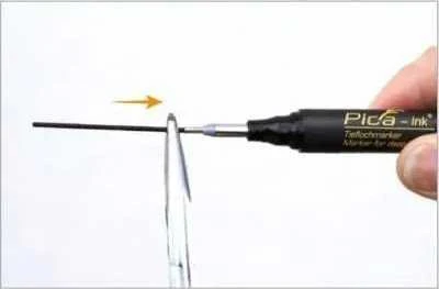 Pica Marker Pica INK Deep Hole Marker raudonas SB