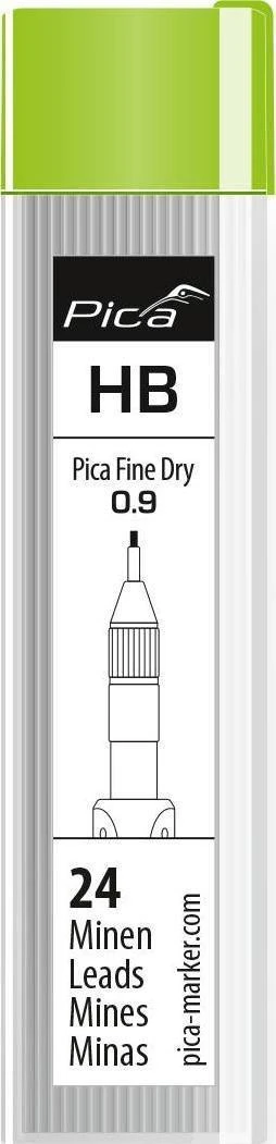Pica Fine Dry Refills, grafito spalvos (keičiamos šerdelės) 24 vnt.