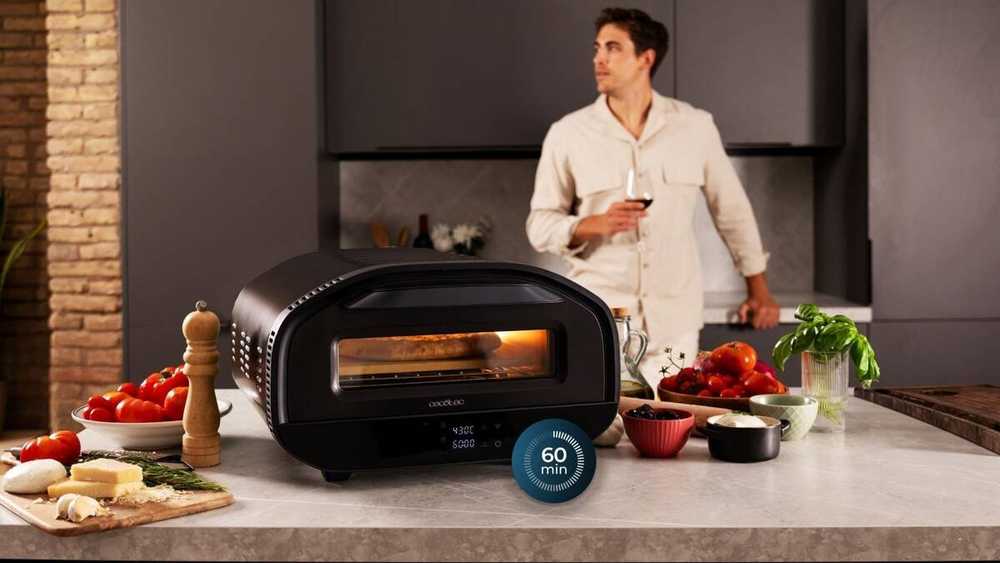 Piec do pizzy Cecotec Tifosi 1700 W juoda