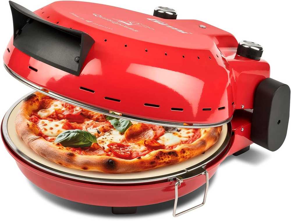 Sumuštinių keptuvas Pizza orkaitė GIRMI FP5002 Raudonas