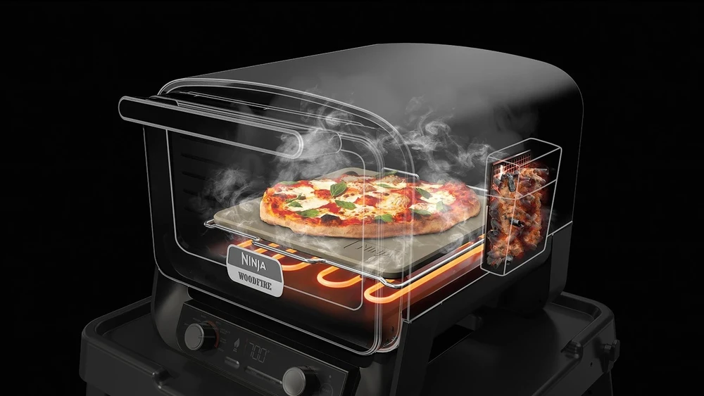Elektrinė lauko krosnelė Ninja Woodfire OO101EU