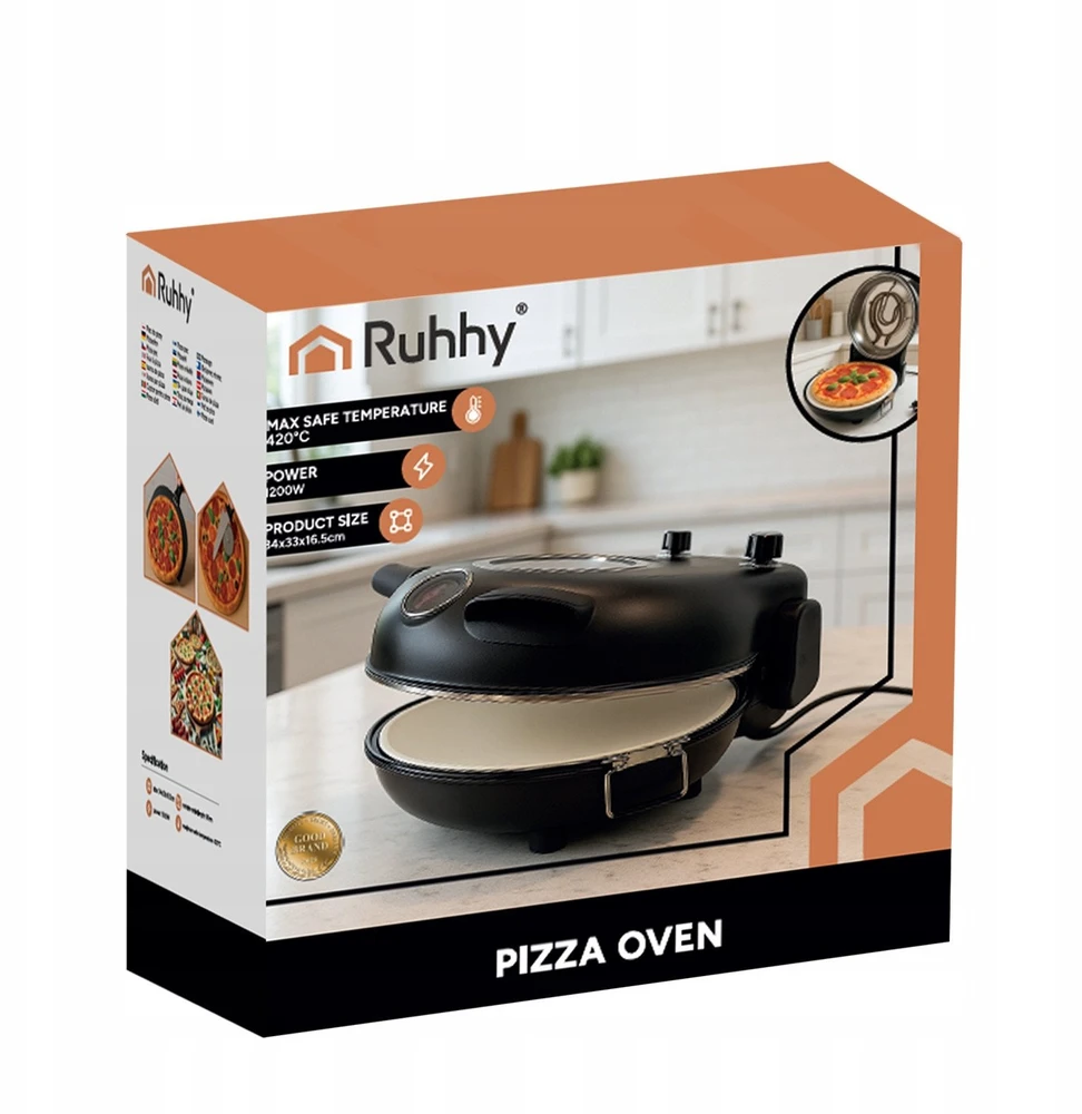 Picų keptuvė  Ruhhy 26050 Pizza Oven