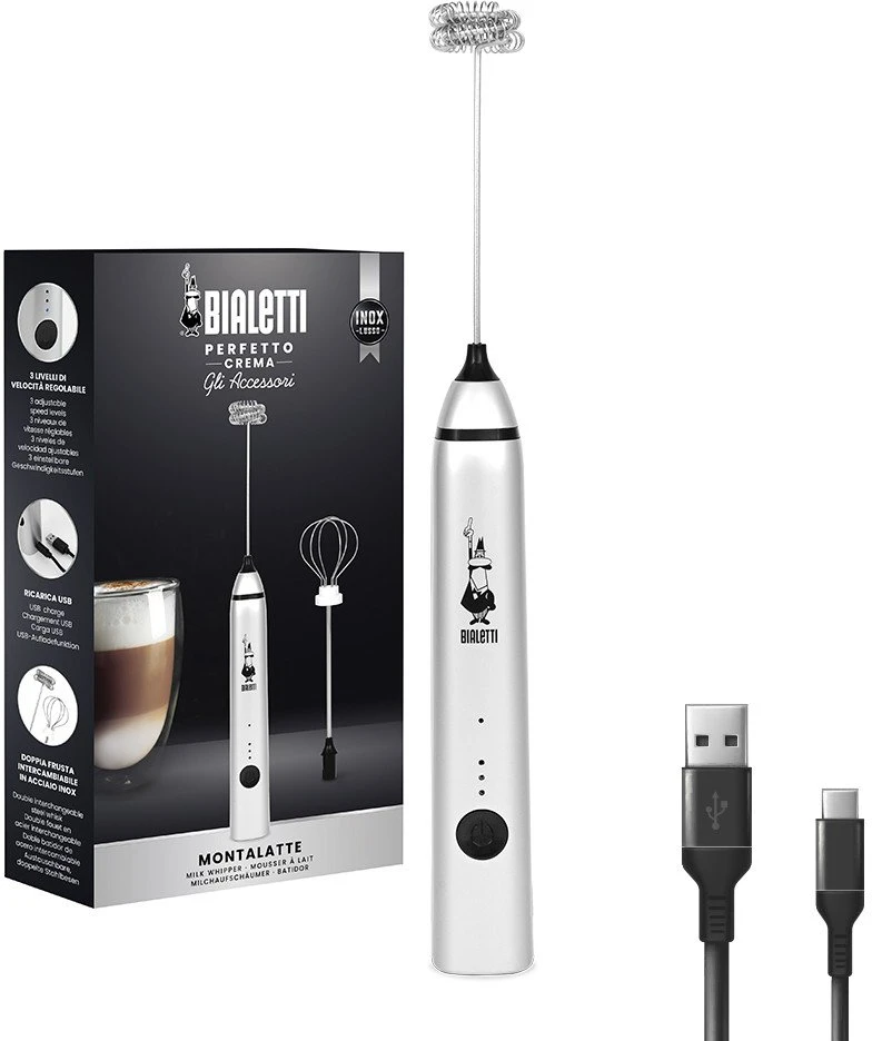 Plakiklis Bialetti Whipper Pro sidabrinė
