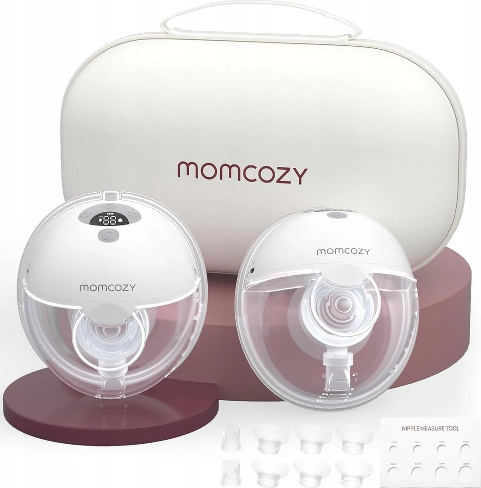 Momcozy dvigubas nešiojamas belaidis pientraukis M5