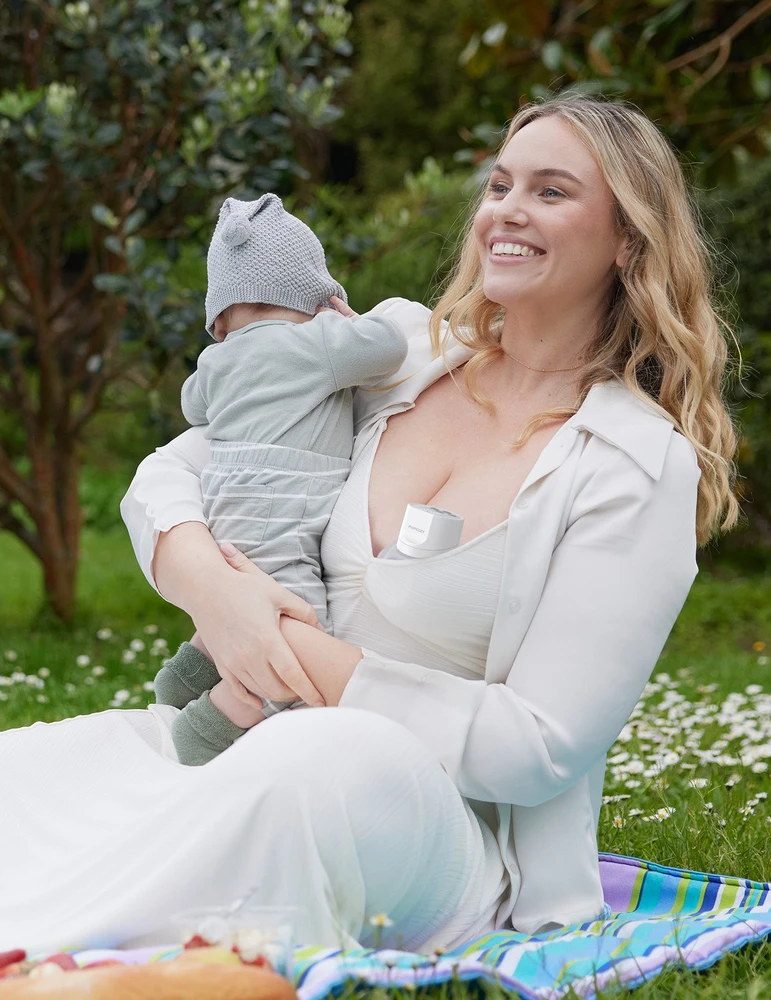 Momcozy dvigubas belaidis pientraukis S12 pro