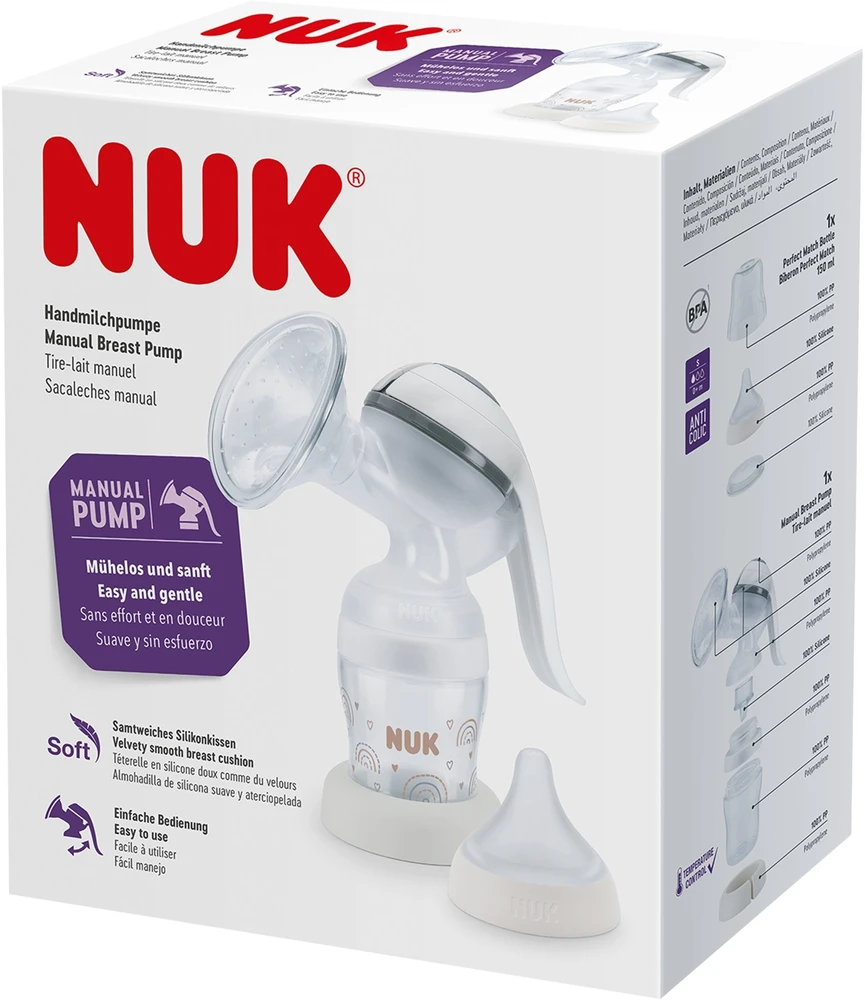 NUK Perfect Match rankinis krūtų siurblys 150 ml