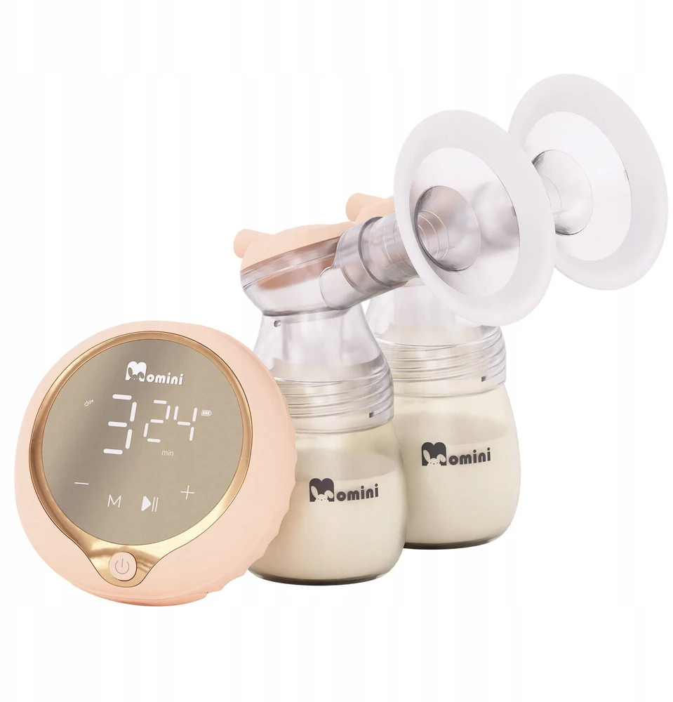 Momini MilkySilky belaidis dvigubas elektrinis pientraukis