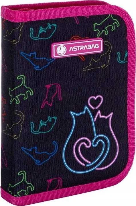 Pieštukas Astra Viengubas dvigubas atvartas penalas be įrangos HEAD RAINBOW KITTY, AC1