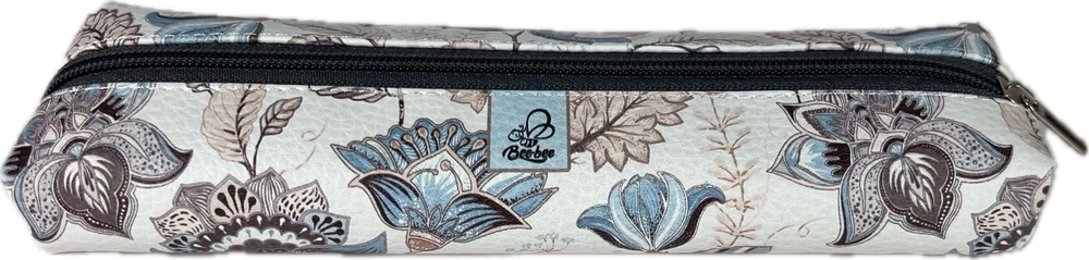 Pieštukų dėklas "Bee-bee" Takso pieštukų dėklas Paisley flowers kava